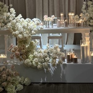 White Estate Table