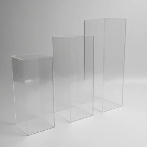 Clear Acrylic Pedestals
