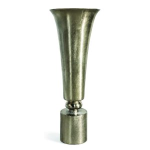 Gold Metal Trumpet Vase